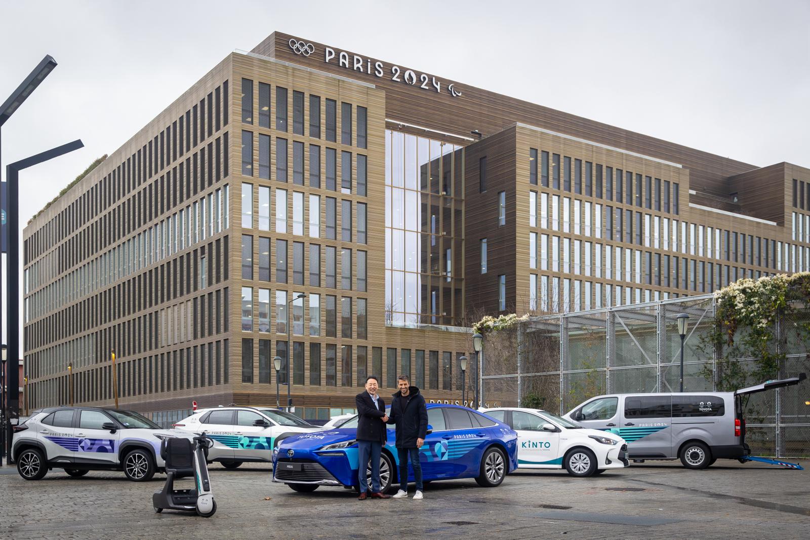 Toyota'nın Gelişmiş Mobilite Araçları Paris 2024 için Yerini Almaya Başladı