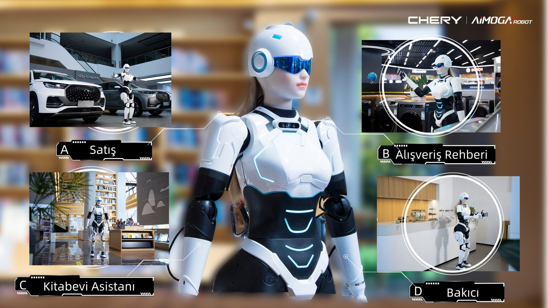 Chery alanında uzman Aimoga ile akıllı robot sektörüne adım atıyor