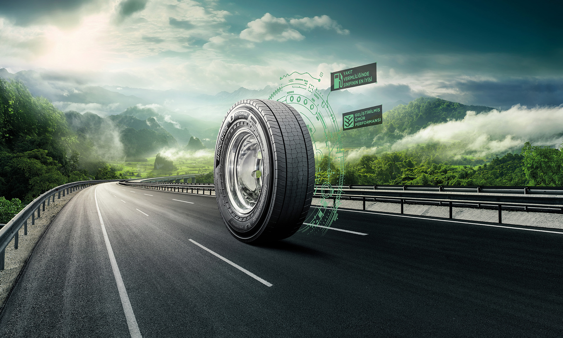 Elektrikli araç lastiği Bridgestone Ecopia Enliten