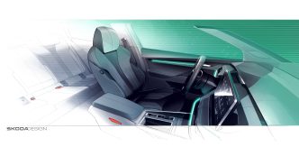 Yeni Skoda Elroq: Elektrikli SUV'un iç mekanı ilk kez görücüye çıktı