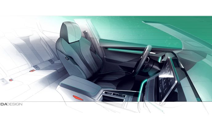 Yeni Skoda Elroq: Elektrikli SUV'un iç mekanı ilk kez görücüye çıktı