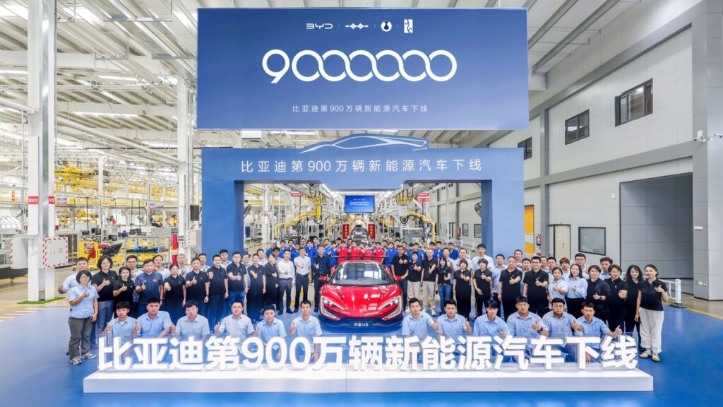 BYD, 9 Milyonuncu araç üretimini gerçekleştirdi