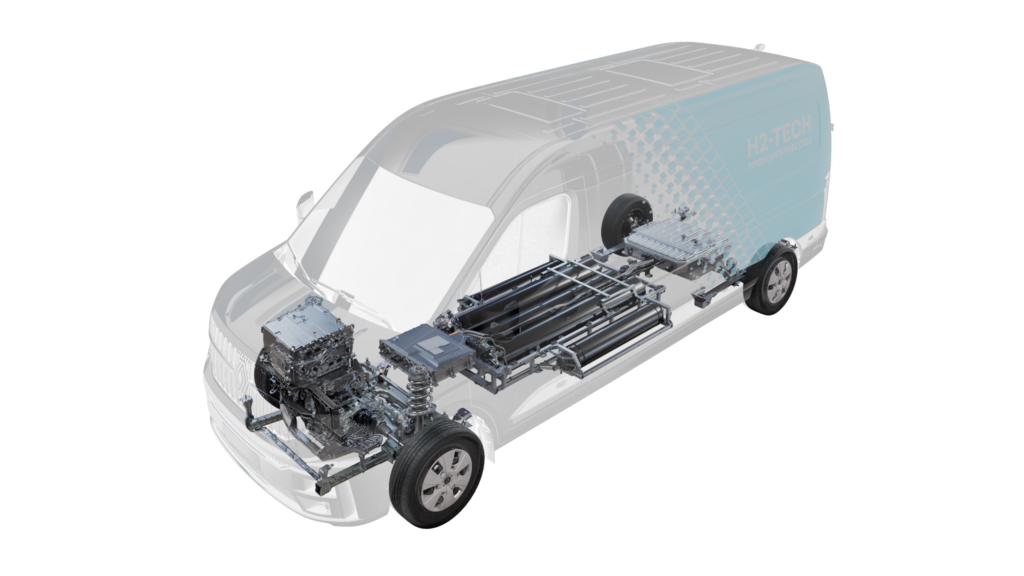 Renault Master H2-Tech ile, 700 km menzil ve 5 dakikalık şarj