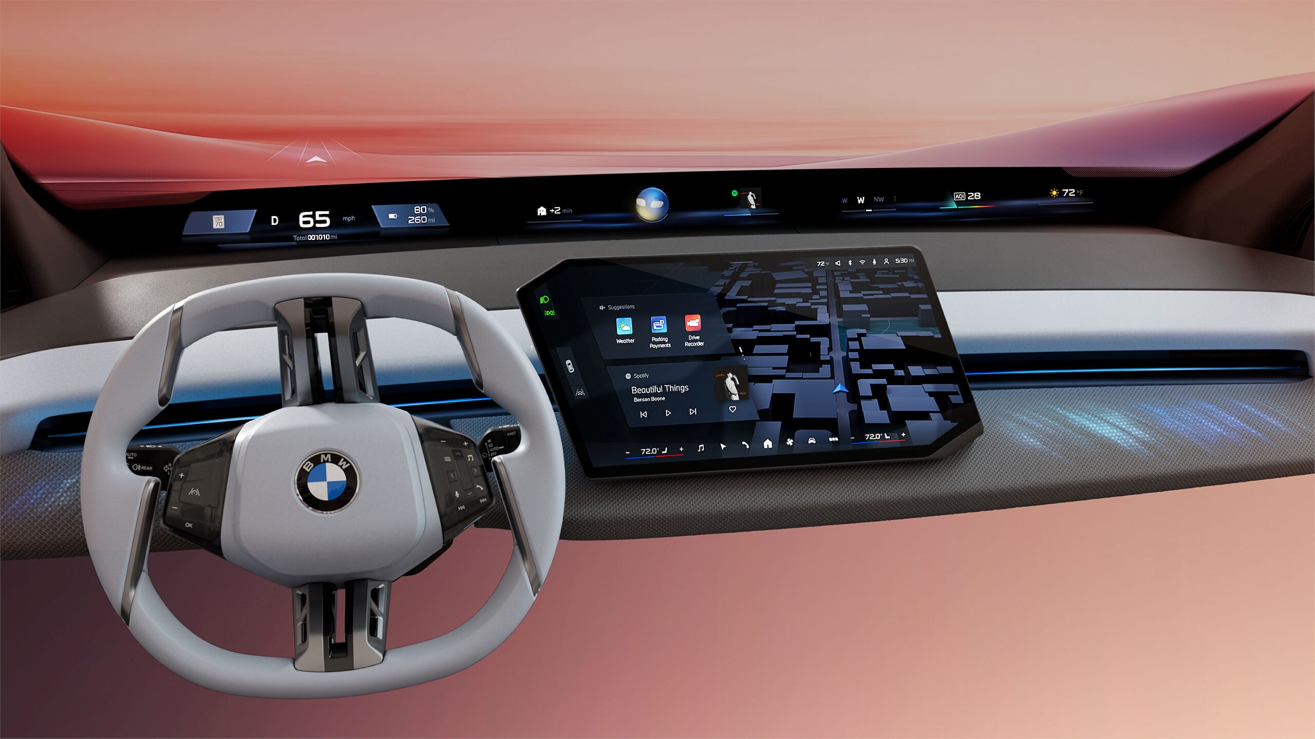 BMW Panoramic Vision ve yeni iDrive Sistemi