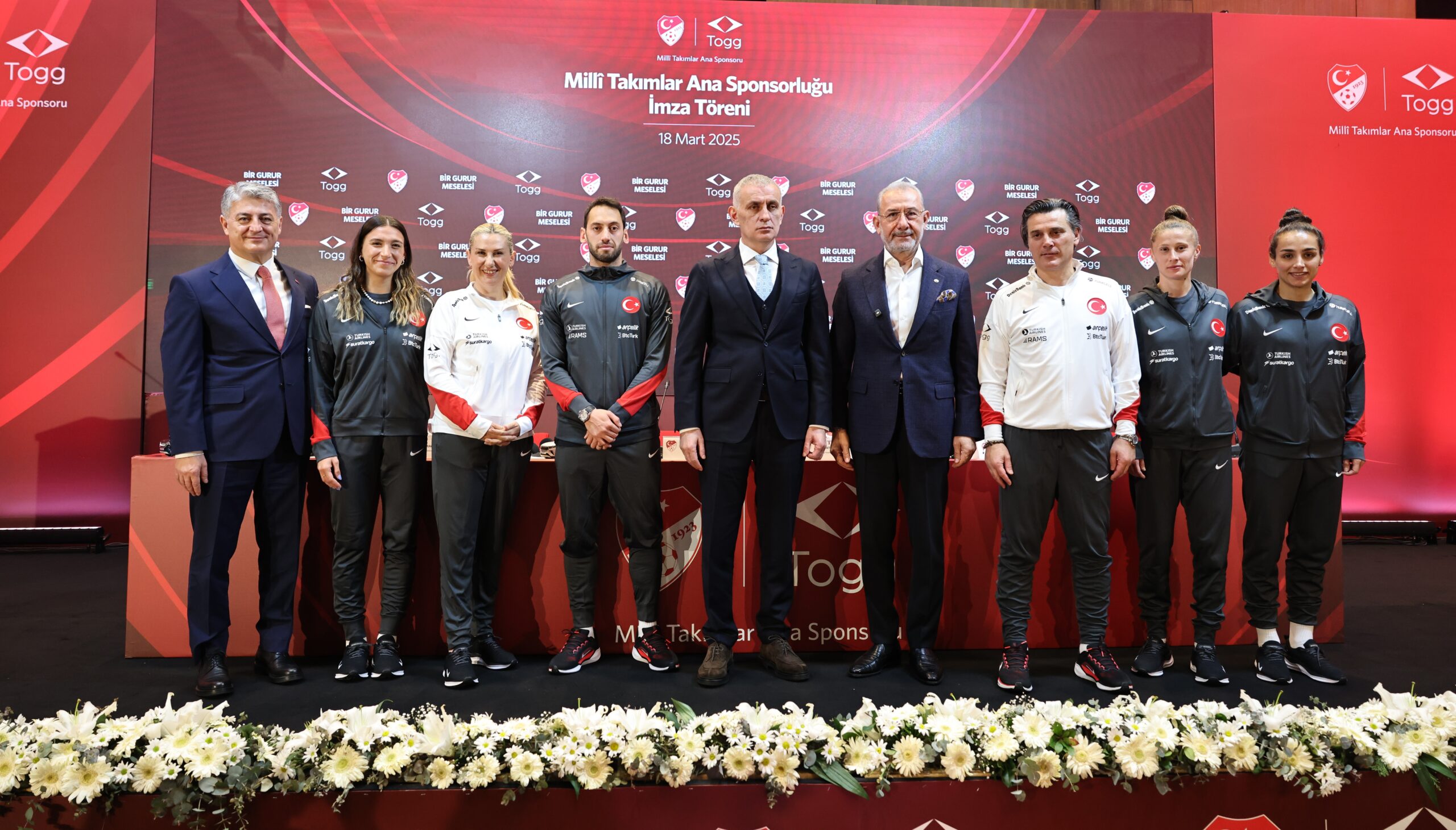 Togg Milli Takımlar Ana sponsoru oldu