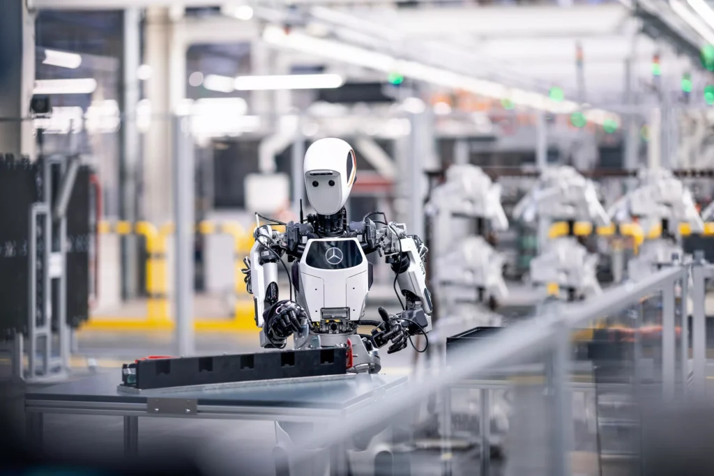 Mercedes, insansı robotları denemeye başladı