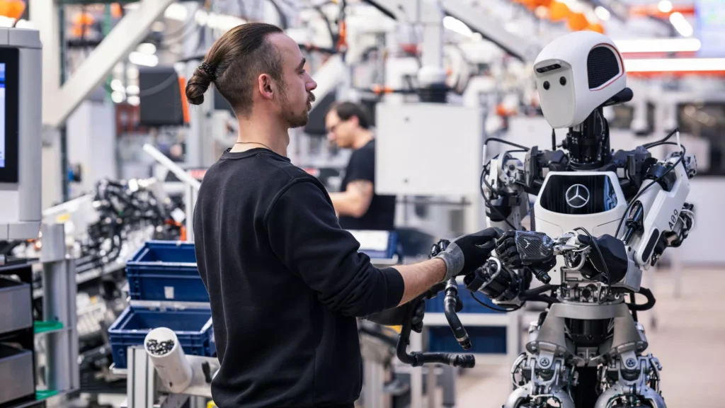 Mercedes, insansı robotları denemeye başladı