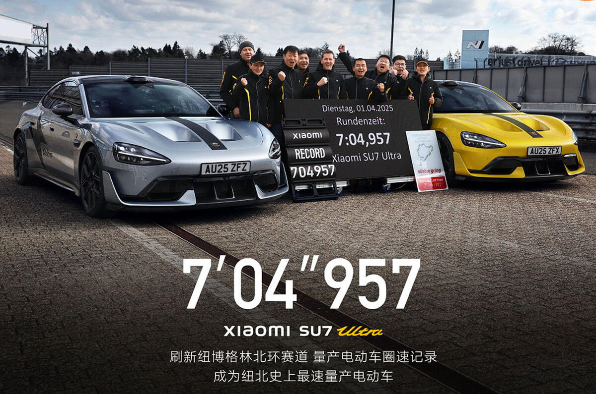 Xiaomi SU7 Ultra, Nürburgring'de Porsche'yi geride bıraktı