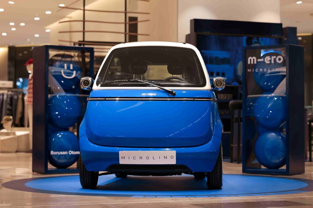 Microlino Beymen Zorlu Center’da Şehirle Buluştu