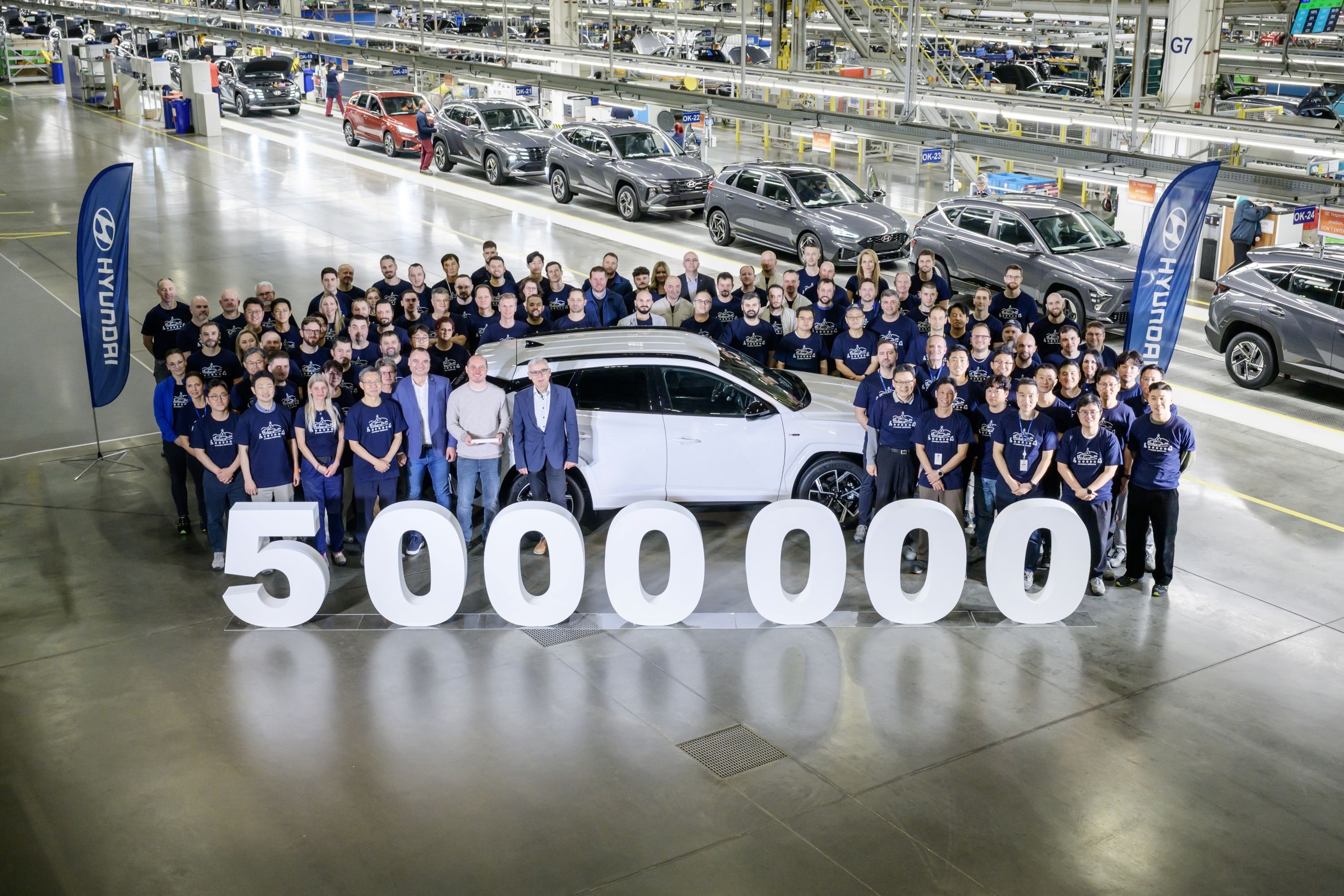 Hyundai Çek Fabrikasında 5 Milyonuncu Aracı Üretti
