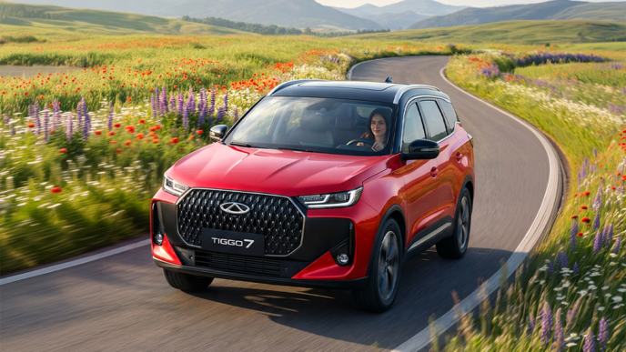 Chery Yeni TIGGO7 ile Kadın Sürücüler İçin Güvenli ve Konforlu Bir SUV Deneyimi Sunuyor