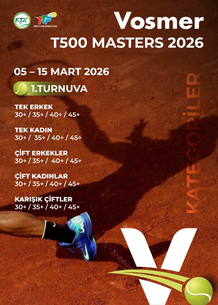 Vosmer Otomotiv, T500 Masters Tenis Turnuvası’nın Ana Sponsoru Oldu