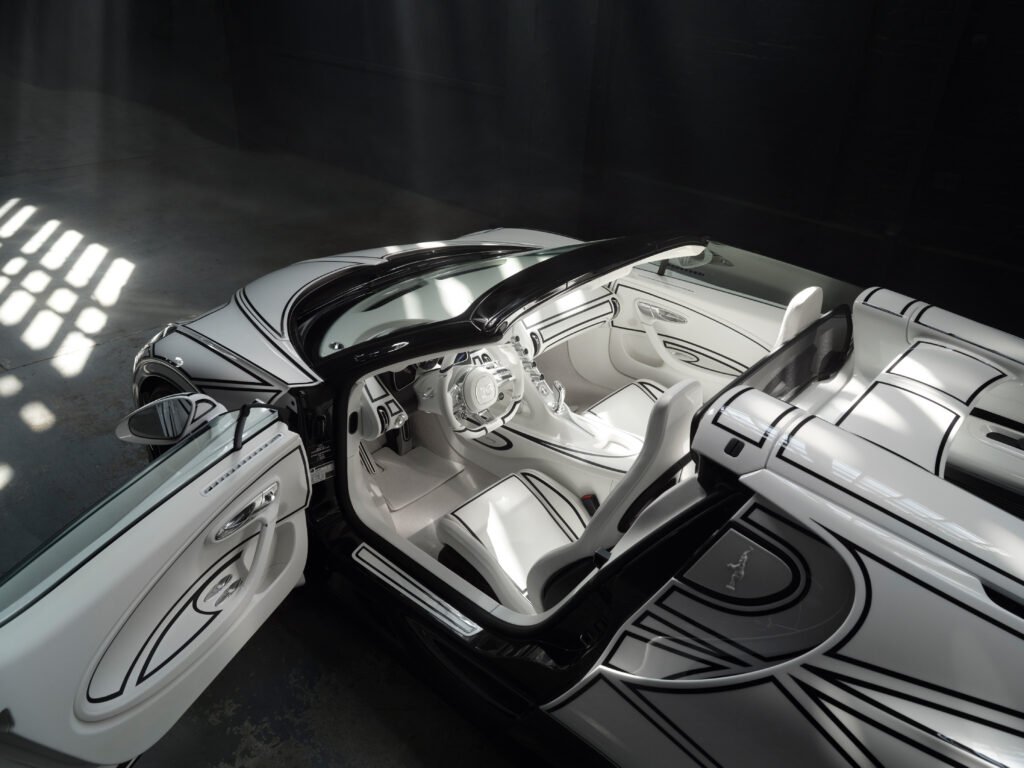 Bugatti W16 Mistral Blanc Éternel: Gerçek Porselen Detaylı Hiper Otomobil