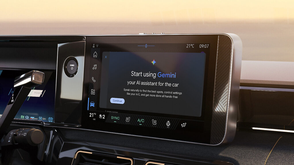 Google Gemini Renault Modellerinde Türkçe Konuşacak