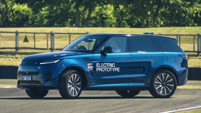 Range Rover Sport Electric: 542 HP ve 380 Mil Menzille Geliyor
