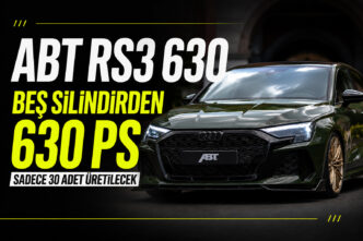Abt RS3 630: Beş Silindirden 630 PS, Sadece 30 Adet Üretilecek