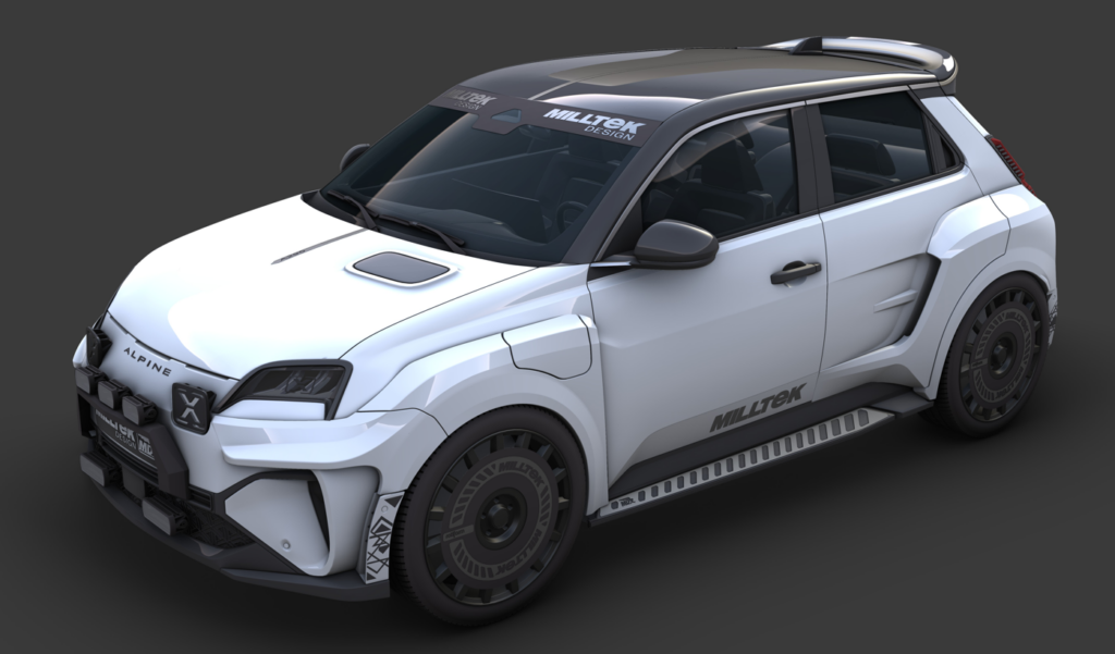 Renault 5 ve Alpine A290’a Group B Esintili Geniş Gövde Kiti