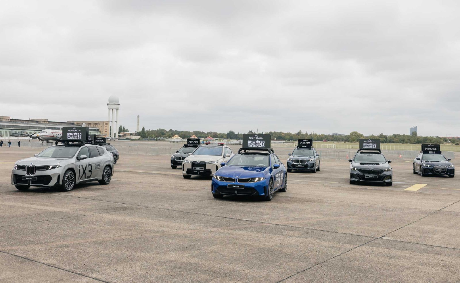 BMW BERLIN-MARATHON elektrikli parkur araçları