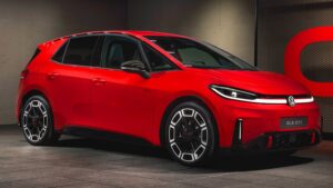 326 PS gücündeki kırmızı Volkswagen ID.3 GTI