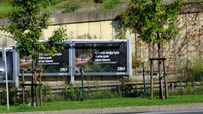 Citroën Ami TEMA Vakfı billboard uygulaması